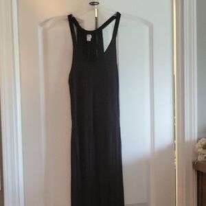 Black Sleeveless Maxi Dress